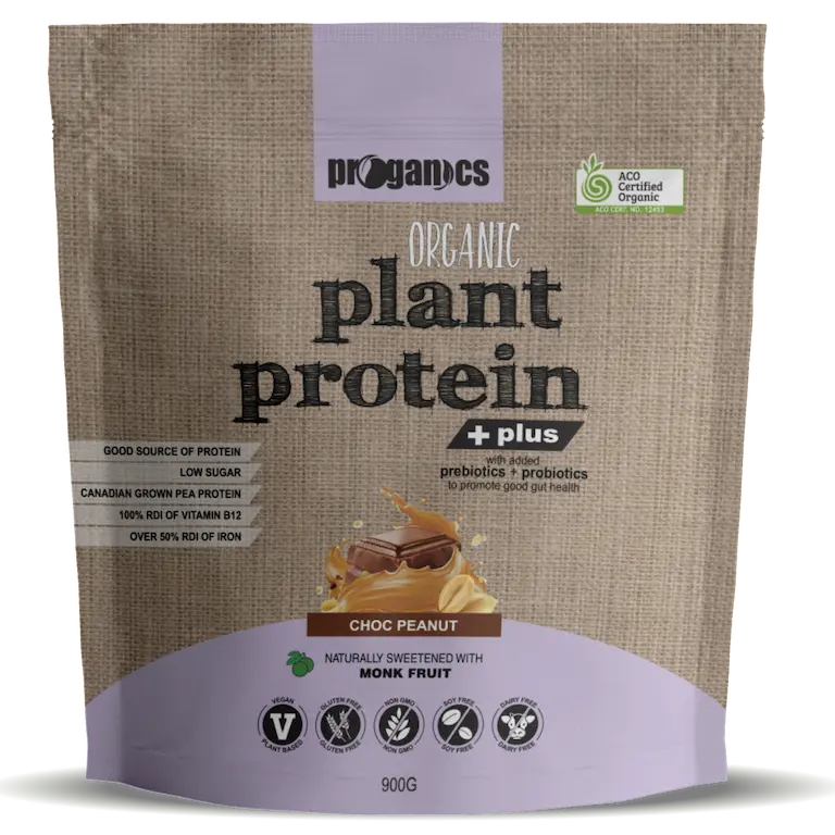 Organic Plant Protein Plus Choc Peanut