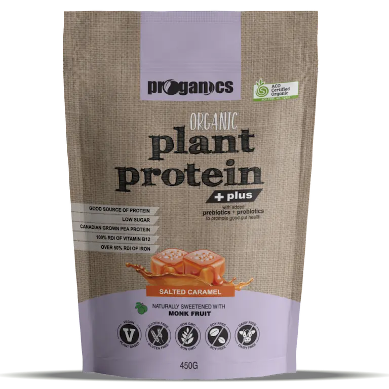 Organic Plant Protein Plus Salted Caramel