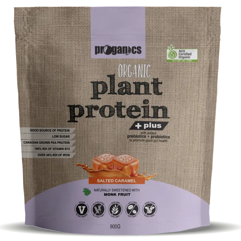 Organic Plant Protein Plus Salted Caramel