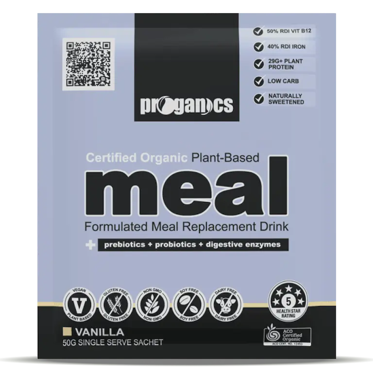 Certified Organic Meal Replacement Shake Vanilla